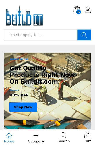 Build It - E-Commerce Construction App screenshot 1