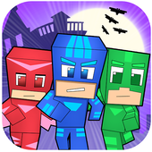 Pixel Mask Superhero Craft Run icon