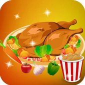 Cook chicken - Girls Games icon