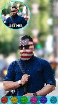 Flag On Face Photo Booth screenshot 2