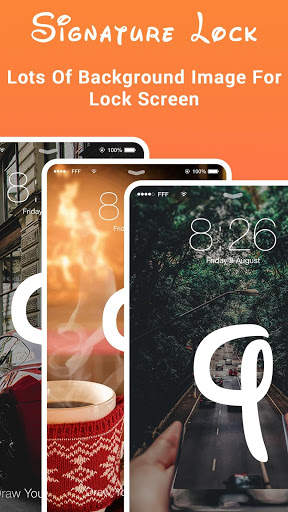 Gesture Lock Screen - Signature Lock Screen скриншот 2