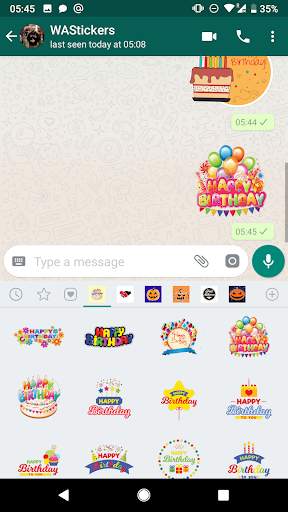 Happy Birthday Stickers for WhatsApp WAStickerApps screenshot 6
