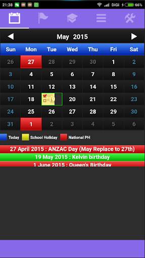 New Zealand Calendar screenshot 5