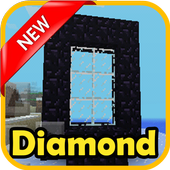 Diamond Portal  mods mcpe   icon