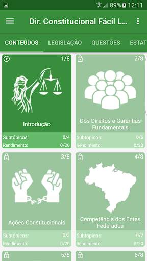 Dir. Constitucional Fácil Lite screenshot 2