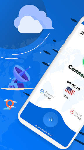 Free VPN - Fast VPN - Secure & Unlimited - VPNPer screenshot 2