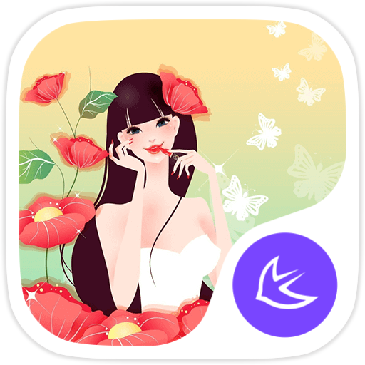 BEAUTIFUL GIRL theme for APUS icon