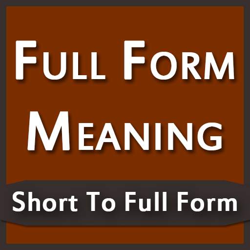 Full Form of Short Words 4.0.0