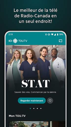 ICI TOU.TV screenshot 1
