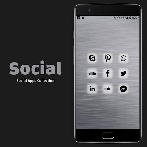 Squaro Icon Pack - Black & White screenshot 3