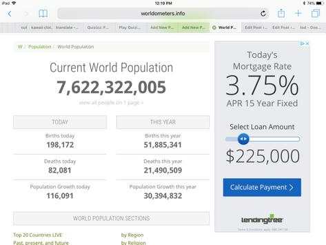 Current World Population screenshot 4