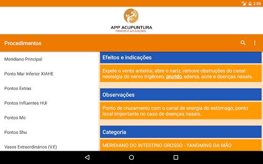 App Acupuntura Lite screenshot 9
