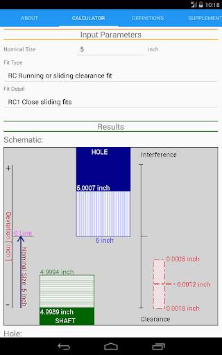 Fit Tolerance ANSI screenshot 5