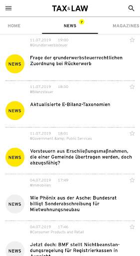 EY Tax & Law DE News screenshot 2