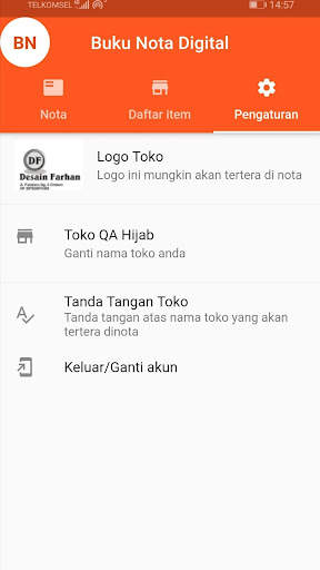 Buku Nota screenshot 1