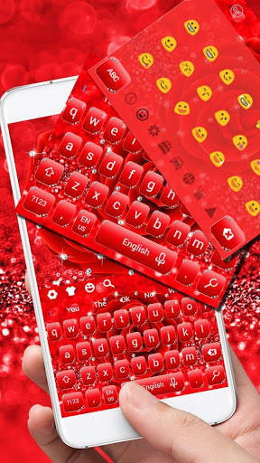 Red Rose Diamond Keyboard screenshot 1
