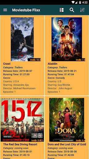 Moviestube Flixx screenshot 1