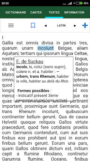 Tabula Lite : Dictionnaire latin screenshot 4