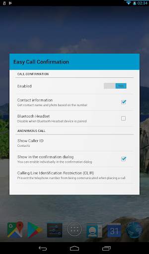 Easy Call Confirmation screenshot 3