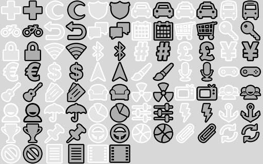 BL Essentials BW Icon Pack screenshot 1