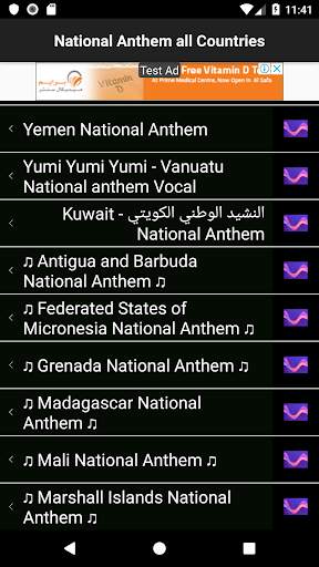National Anthem All Countries screenshot 3
