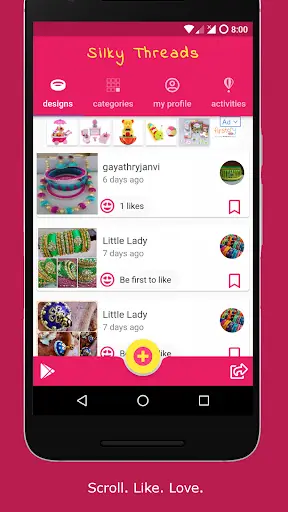 Silky Threads : Unique Silk Thread Jewellery App screenshot 1