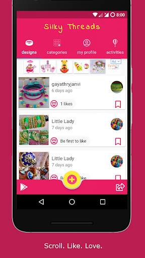 Silky Threads : Unique Silk Thread Jewellery App screenshot 1