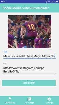 Social Media Video Downloader screenshot 2