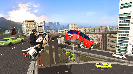 Police Bike Racing Free screenshot 4