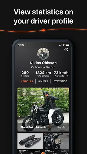 Detecht - Motorcycle App & GPS screenshot 7