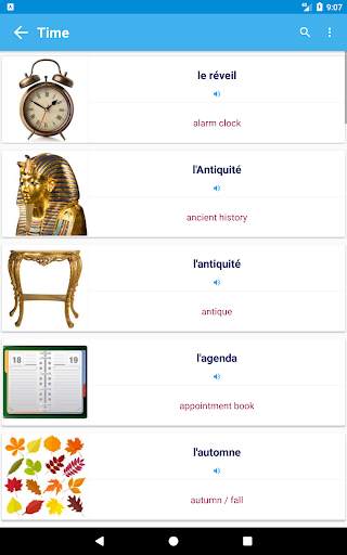 French Vocabulary By Topics (With Pictures) screenshot 12