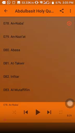 Abdulbasit Holy Quran MP3 screenshot 9