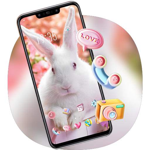 Flower And White Rabbit Have A Spirit theme 2.0.1