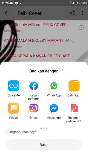 Felix Cover Mp3 Offline Terbaru screenshot 6