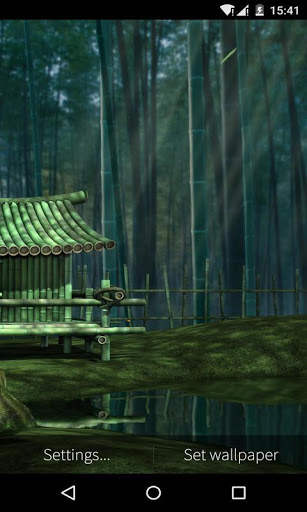 3D Bamboo House Live Wallpaper screenshot 8