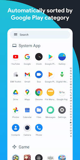 Touch Find - App Drawer screenshot 1