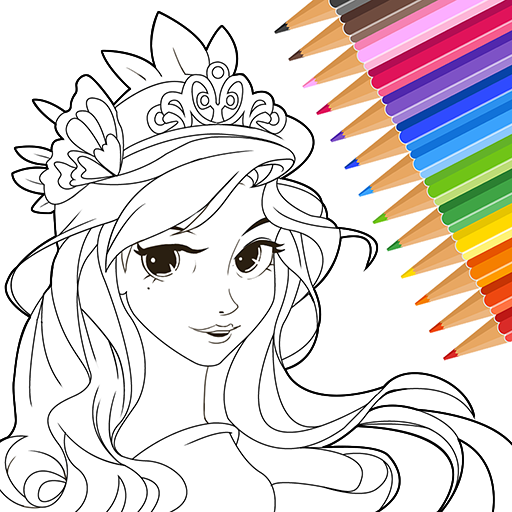 Princess Coloring:Drawing Game icon