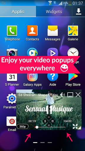 Best Video Popup Player screenshot 2