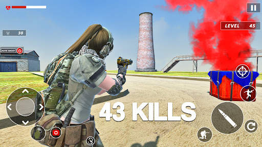 Squad Fire Gun Games Clash FF screenshot 1