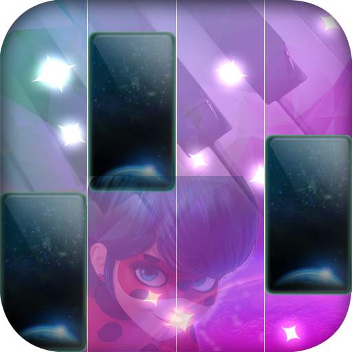 Piano Tiles Ladybug - Noir Game 1.0