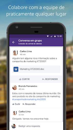 Yammer screenshot 2