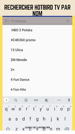 HotBird TV et RADIO Channels I screenshot 5