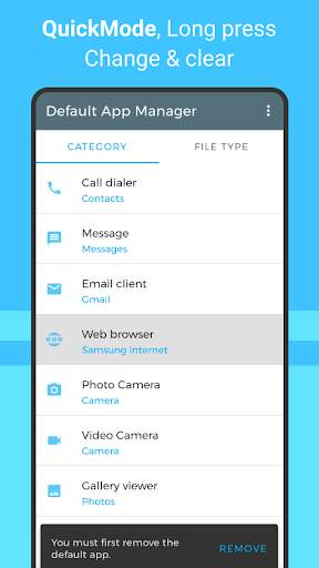 Default App Manager Lite screenshot 3