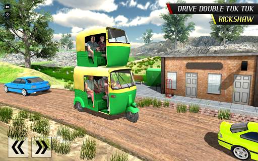 Tuk Tuk Rickshaw Driving Simulator Transport Games screenshot 1