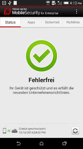 Enterprise Mobile Security screenshot 1
