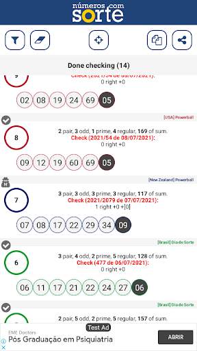 Lucky Numbers: numbers for lotteries screenshot 5
