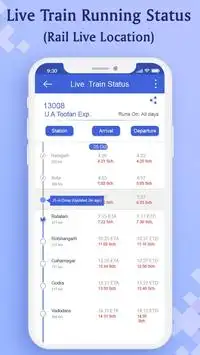 Live Train Running Status –PNR & Rail Info screenshot 3
