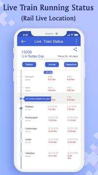 Live Train Running Status –PNR & Rail Info screenshot 3