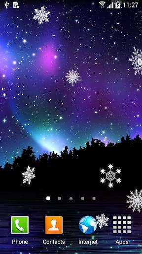 Winter Night Wallpaper screenshot 5