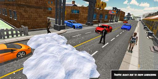 Heavy Snow Plow Clean Road Sim screenshot 1